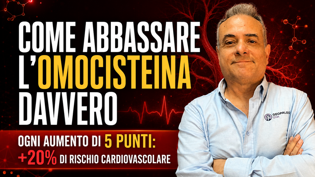 Come Abbassare l'Omocisteina Davvero. (Ogni aumento di 5 punti porta a + 20% di rischio di malattia cardiovascolare)