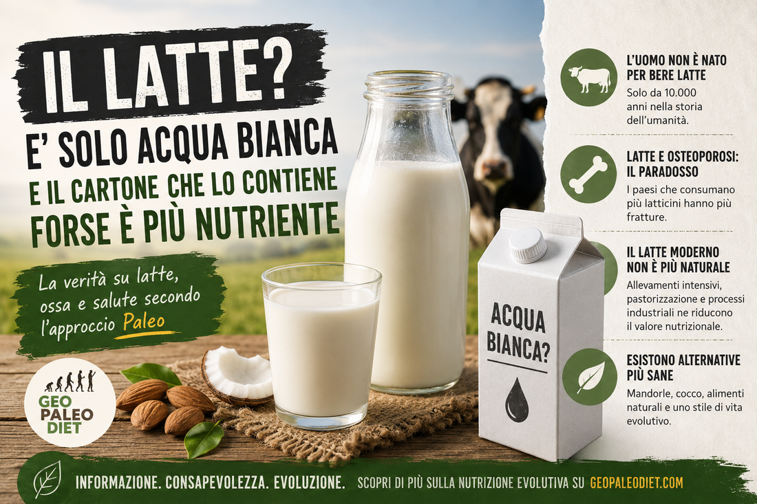 Il Latte? E’ solo Acqua Bianca e il Cartone che lo contiene forse è più Nutriente