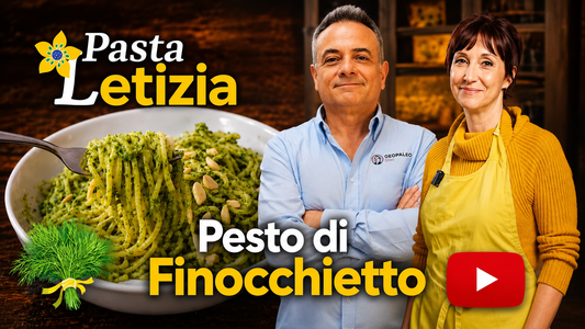 Pasta Letizia al Pesto di Finocchietto -  GeoPaleoRicette senza Glutine/Cereali/Latticini/Legumi