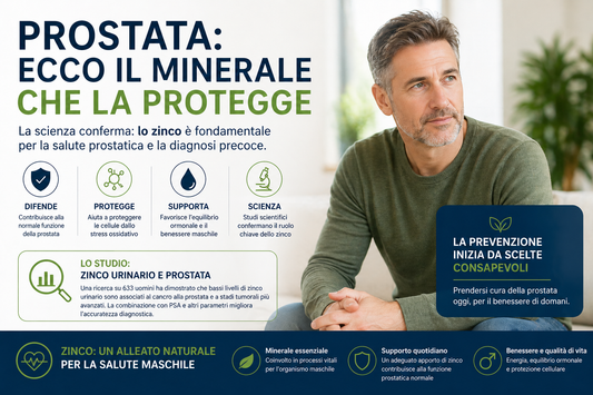 Prostata: ecco il Minerale che la Protegge (e perché lo zinco cambia tutto)