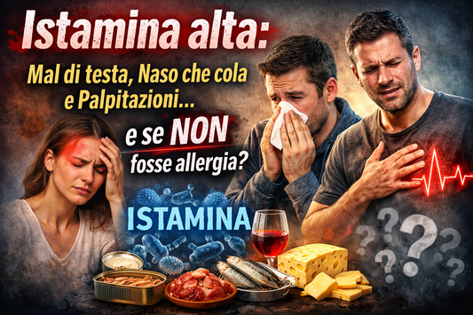 Istamina alta: mal di testa, naso che cola e palpitazioni… e se NON fosse allergia?