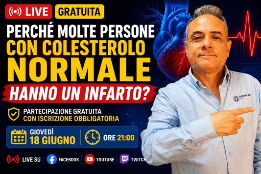 LIVE GRATUITA Perché Molte Persone con Colesterolo Normale Hanno un Infarto?