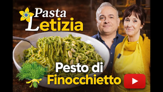 Pasta Letizia al Pesto di Finocchietto -  GeoPaleoRicette senza Glutine/Cereali/Latticini/Legumi