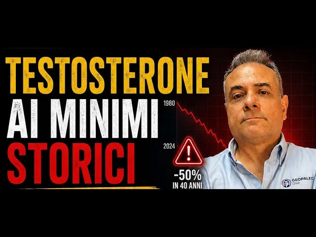 Testosterone ai Minimi Storici: guarda ora la registrazione (+ Protocollo GeoPaleo)