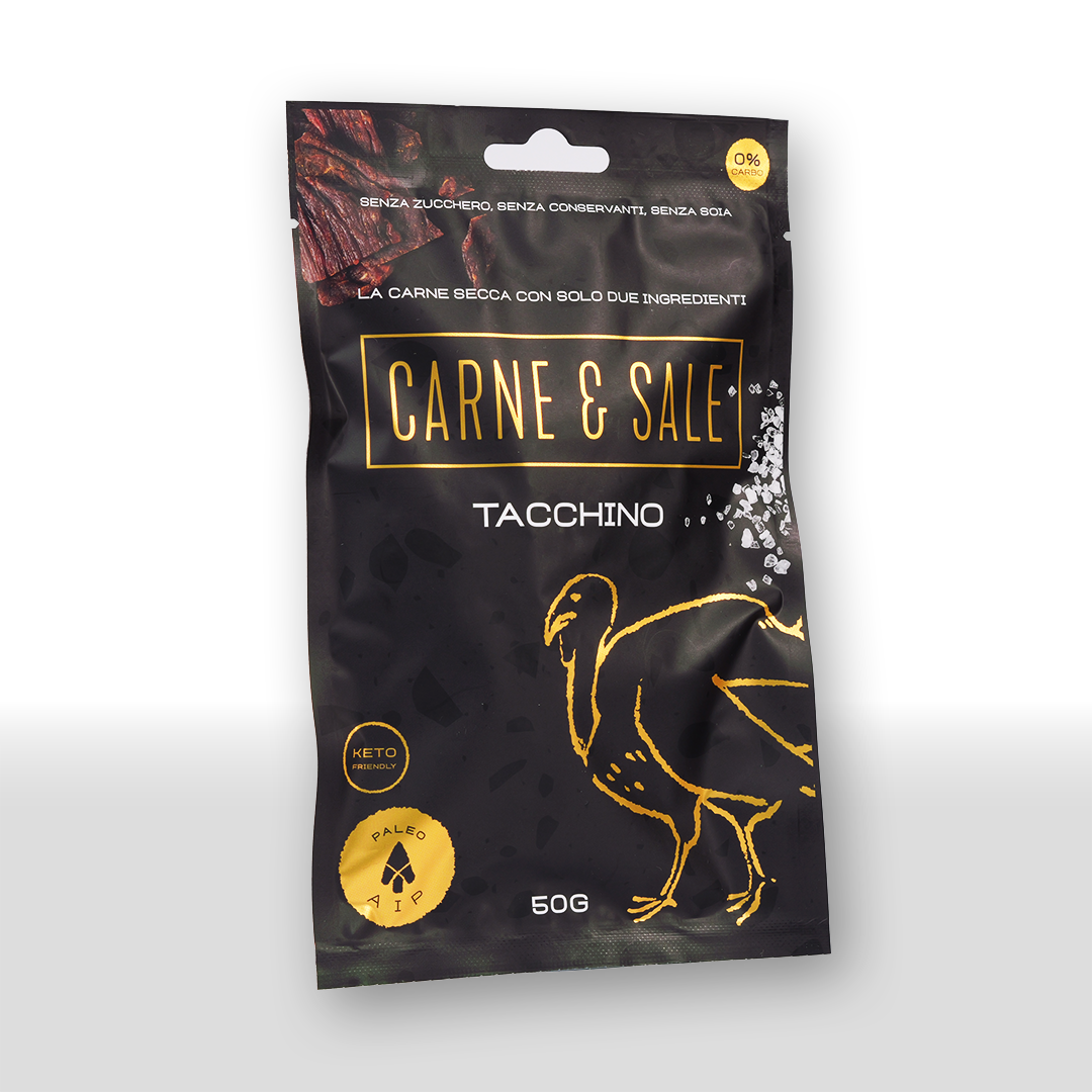 Carne&Sale: la Carne secca con solo due ingredienti. Senza Zucchero, Senza Soia, Senza Conservanti