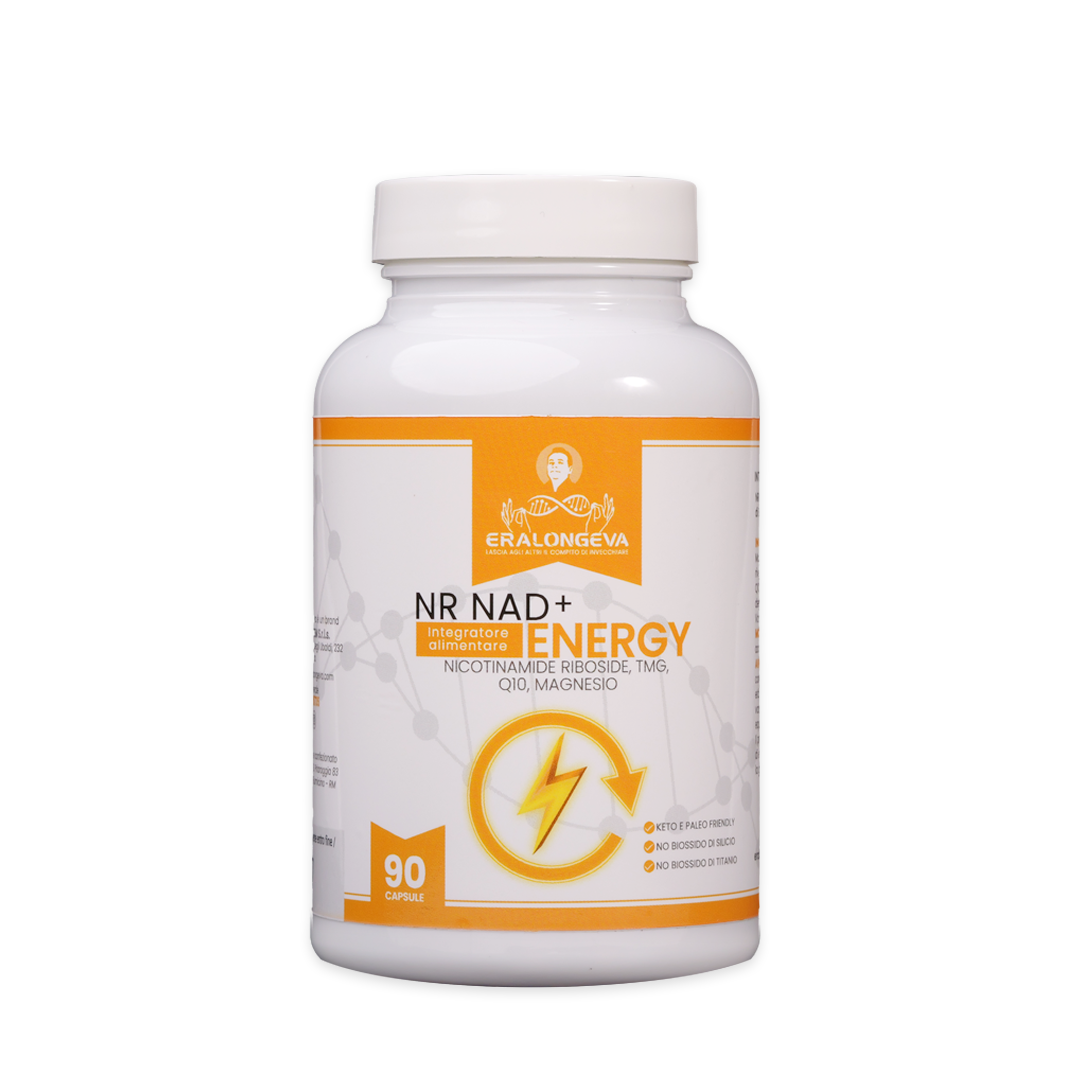 NR NAD+ ENERGY - Energia cellulare e supporto metabolico avanzato - 90 cps - Era Longeva